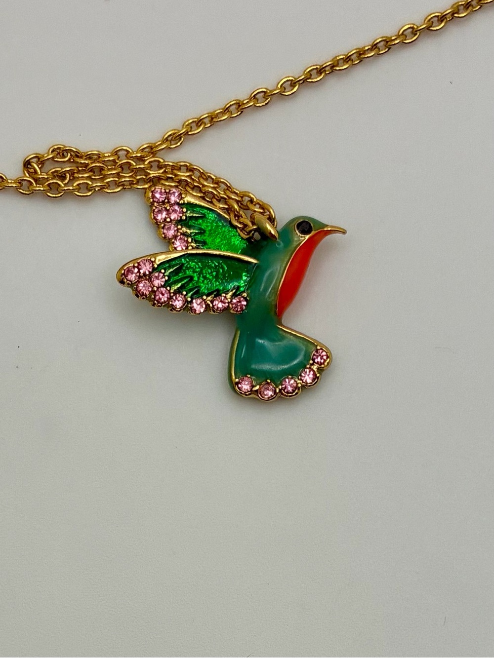 Kate Spade hummingbird necklace